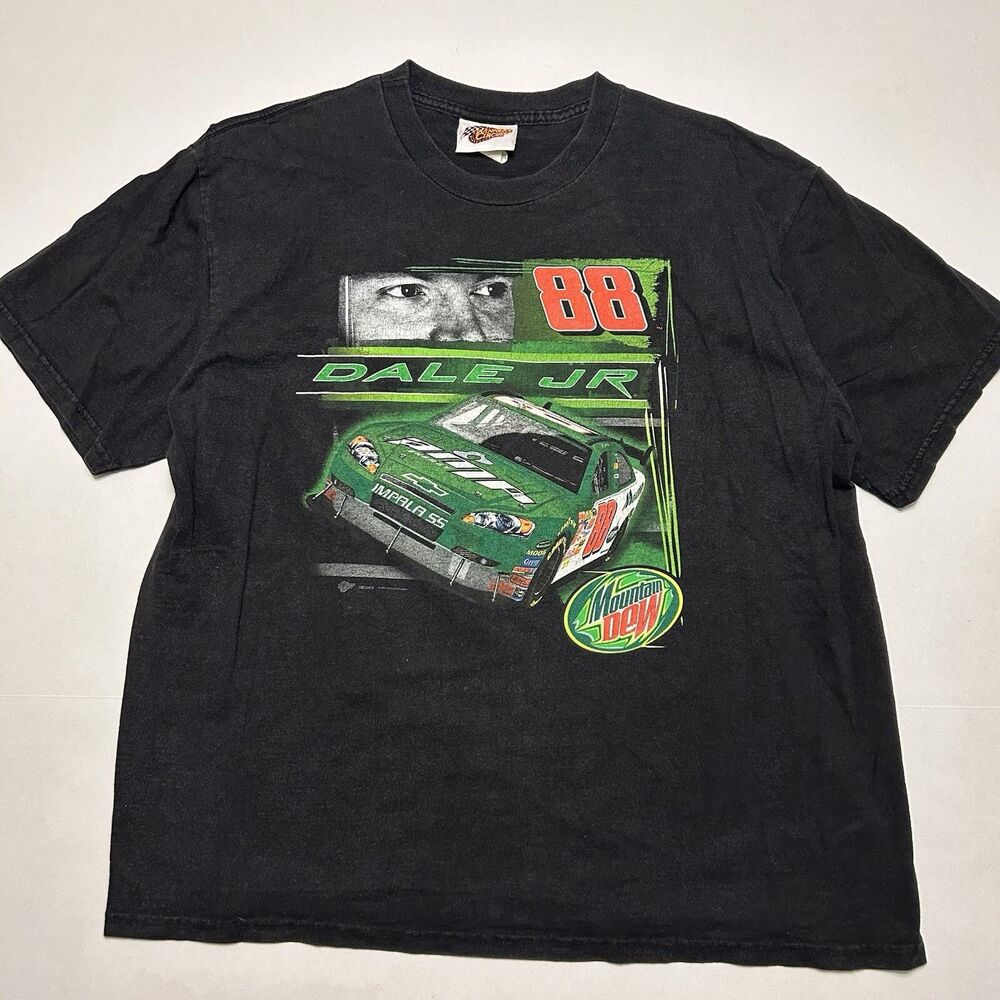 88 Dale Earnhardt JR XL Mountain Dew Hendrick T-Shirt On NASCAR Tag
